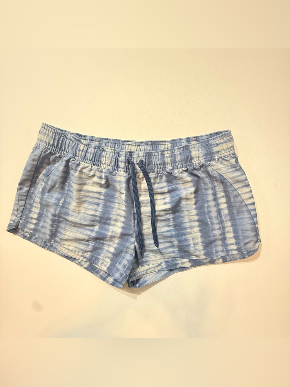 prAna Mariya Shorts Blue White Impression Print Size Medium